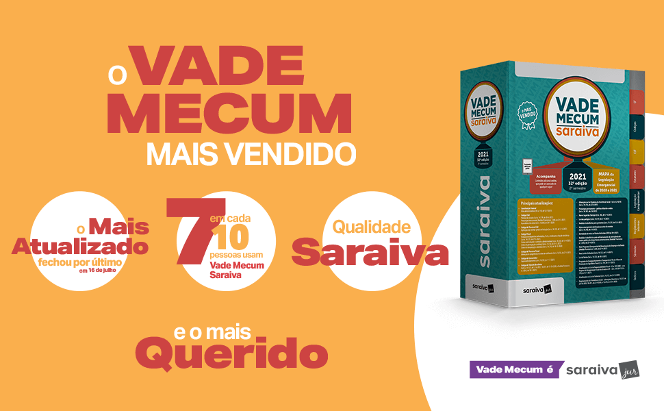 Livro Vade Mecum Tradicional 32ª edição - Saraiva Jur - Diferenciais