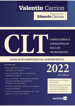 Clt - Comentada Por Advogados - Carrefour
