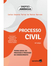Processo-Civil---Teoria-Geral-do-Processo-e-Processo-de-Conhecimento---Colecao-Sinopses-Juridicas-2024