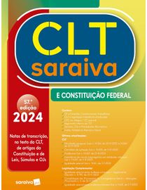 CLT-Saraiva-E-Constituicao-Federal---57ª-Edicao-2024